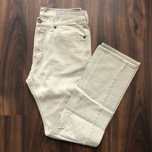 $40 off! Khaki wash Bullhead Slim Jeans size 34x34